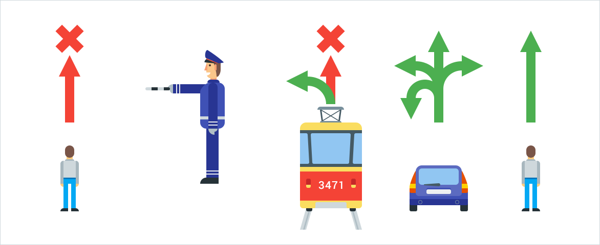 дорожный знак в миниатюре